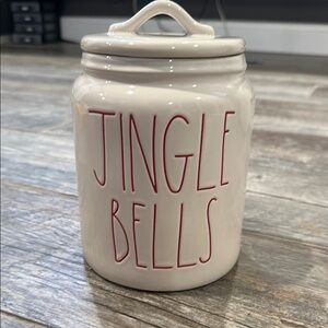 Jingle Bells Ceramic Canister
